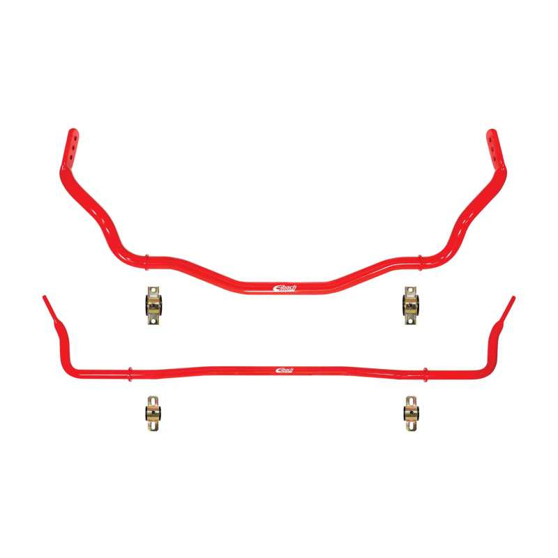 Eibach Springs Anti-Roll Sway Bar Front/Rear Steel Red Powder Coat - Ford Mustang 2015-16