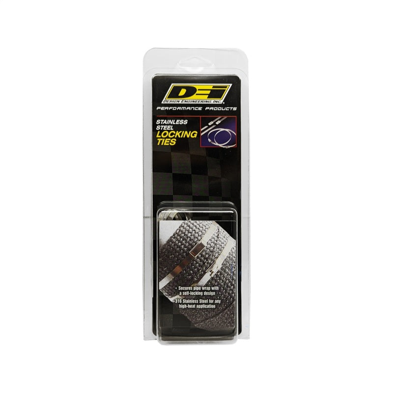 DEI Stainless Steel Locking Ties - 8 - 8 Pack