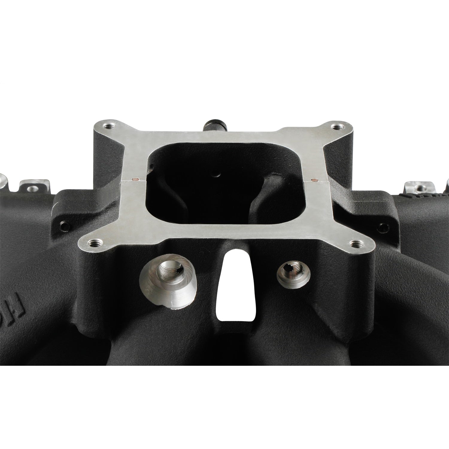 Holley Single-Plane EFI Split Design Race Intake Manifold - Square Bore - Single Plane - Aluminum - Black - GM LS-Series