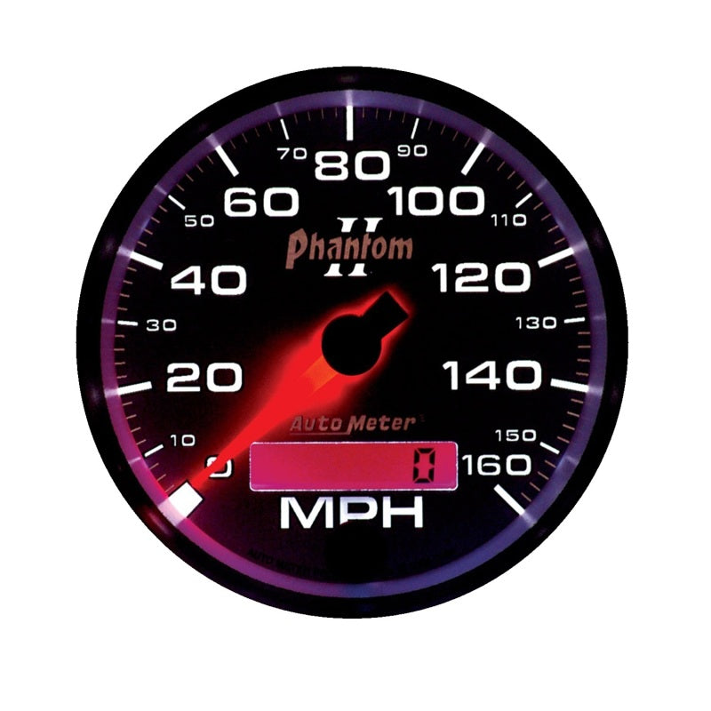 Auto Meter Phantom II Programmable Speedometer - 3-3/8 in.