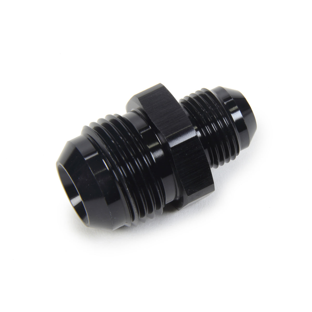 Triple X Race Co. Adapter Fitting Straight 8 AN Male to 12 AN Male Aluminum - Black Anodize