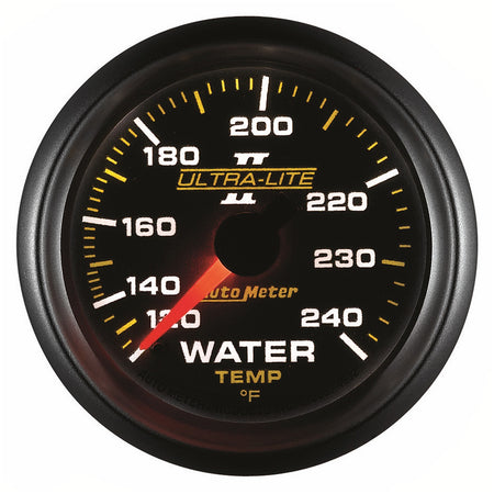 Auto Meter 2-1/16" Ultra-Lite II Water Temperature Gauge - 120-240°