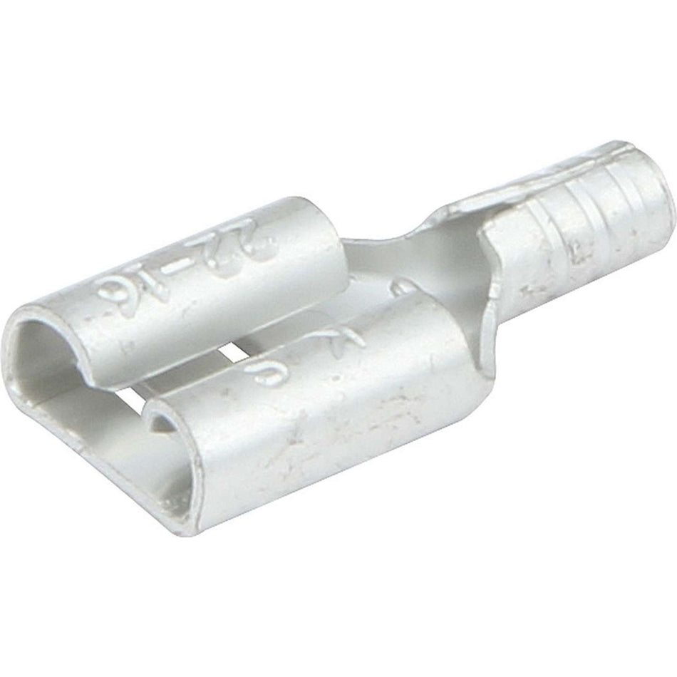 Allstar Performance Non-Insulated Blade Terminals - Female .250" - 22-18 Gauge - (20 Pack)