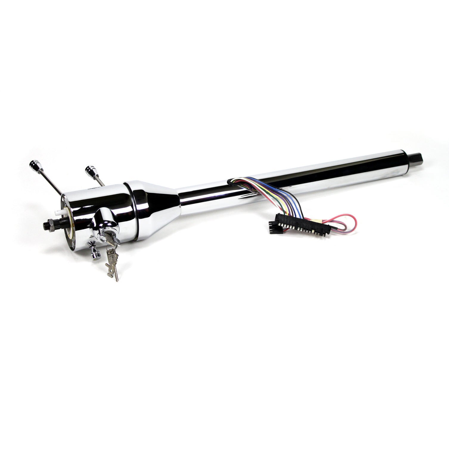 ididit Tilt Steering Column 2" Tube 32" Length Hazard/Key/Turn Signal - Steel