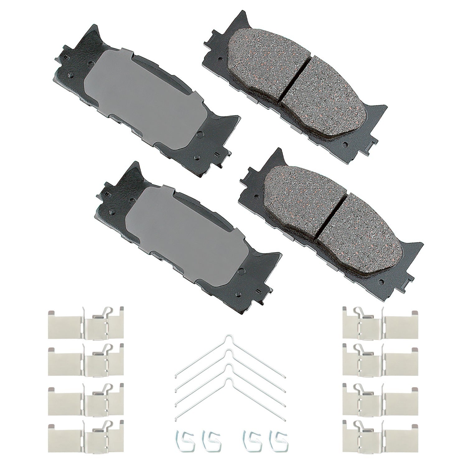 Akebono Brakes ProACT Front Brake Pads - Lexus/Toyota 2007-18 (Set of 4)