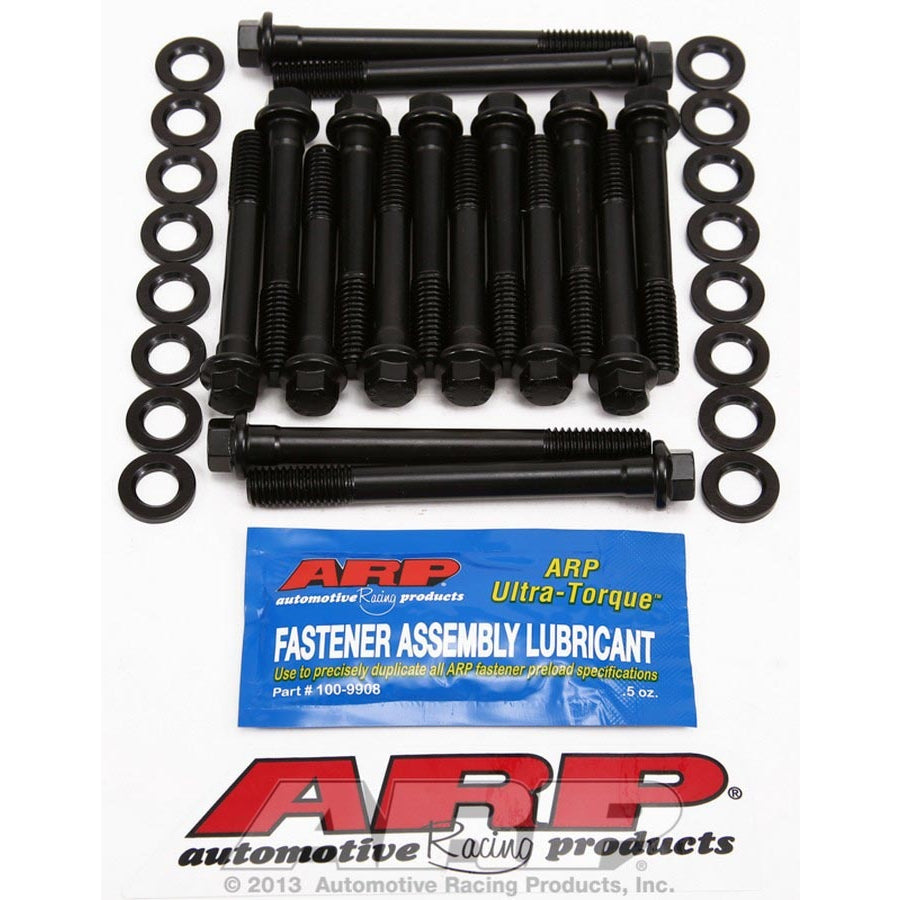 ARP High Performance Series Cylinder Head Bolt Kit - Hex Head - Chromoly - Black Oxide - Buick V6