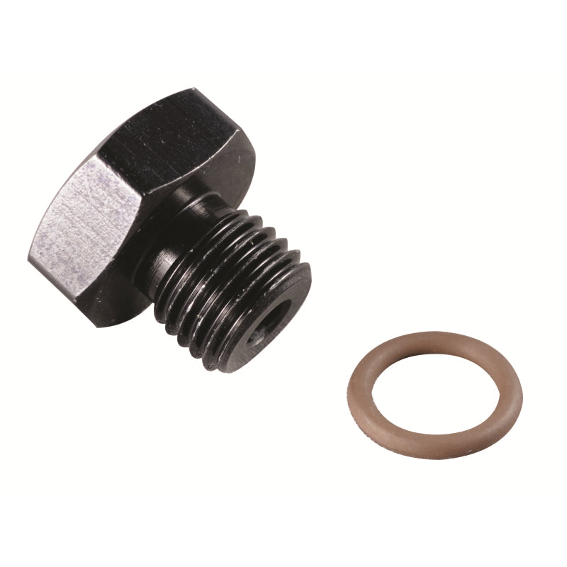 Fragola Performance Systems Plug Fitting 16 AN O-Ring Included Hex Head - Aluminum