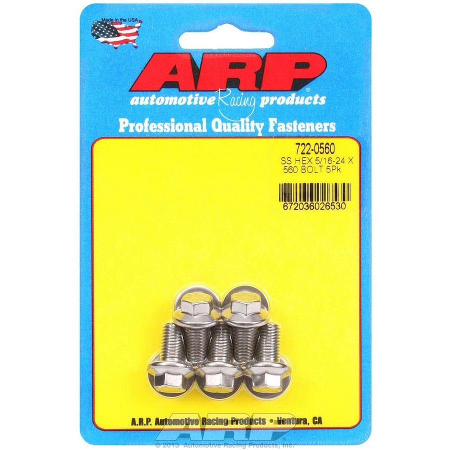 ARP Stainless Steel Bolt Kit - 6 Point (5) 5/16-24 x .560