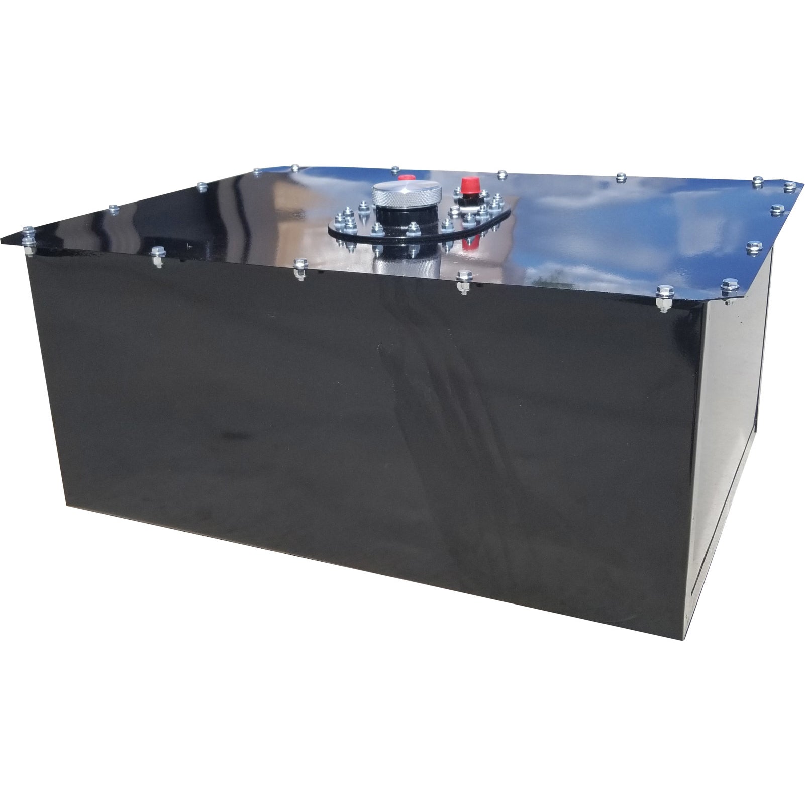 RCI 22 Gallon Circle Track Fuel Cell - Black Steel Can