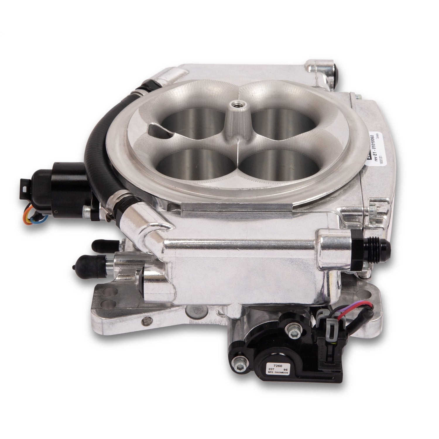 Holley Sniper EFI Sniper EFI XFlow Throttle Body Fuel Injection - Square Bore - Silver