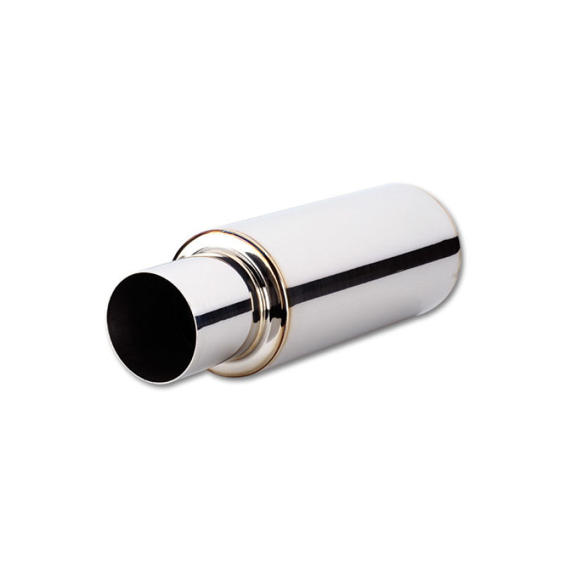 Vibrant Performance TPV Turbo Muffler - 2-1/2 in Center Inlet