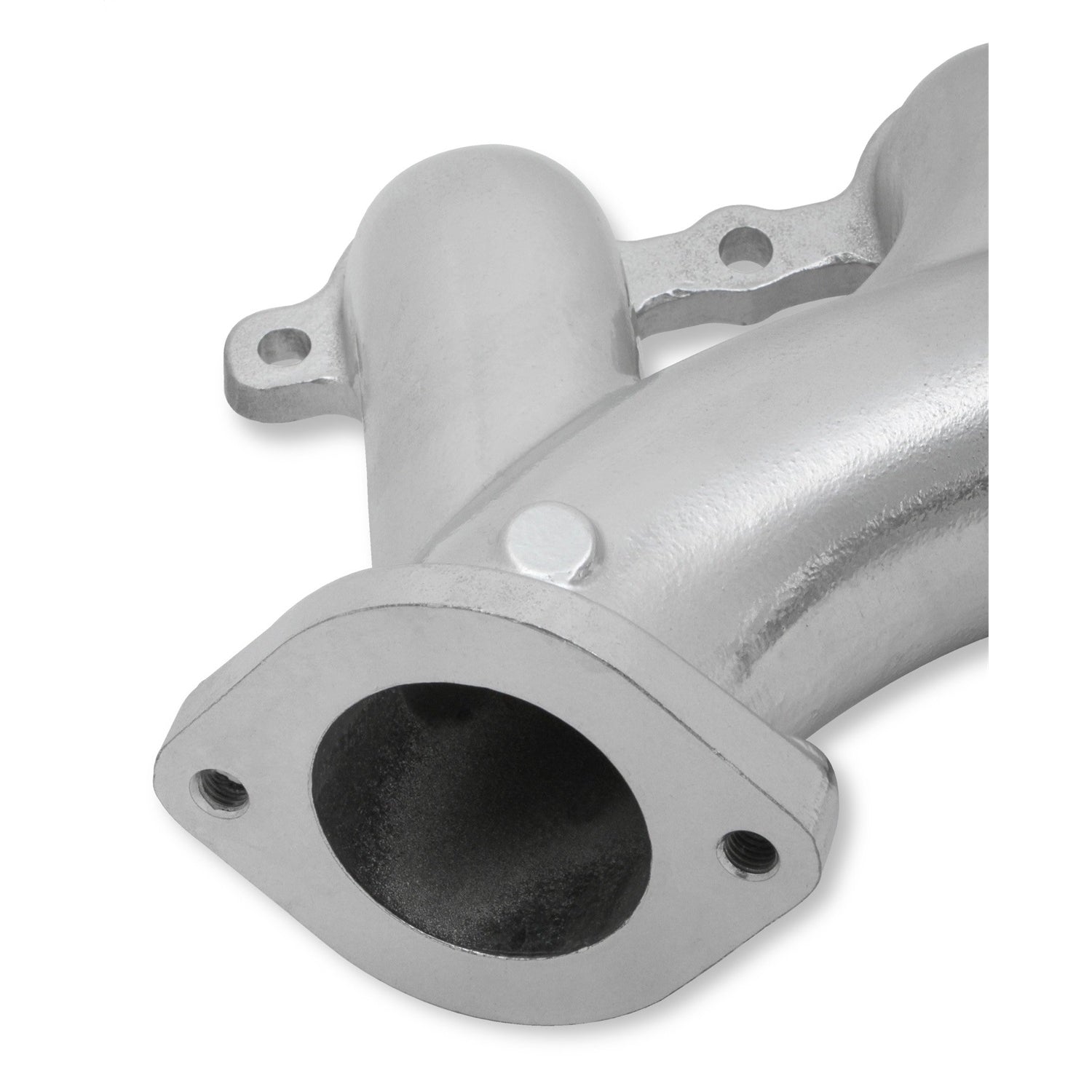 Hooker LS Cast Exhaust Manifold - 2-1/2 in Outlet - Ductile - Silver Ceramic - GM LS-Series - Pair