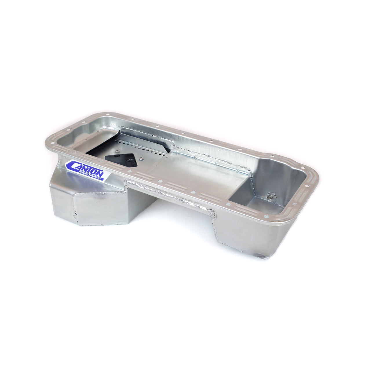Canton Street / Strip / Road Race Rear Sump Oil Pan - 7 Quart - 6 in Deep - Cadmium - Ford FE-Series