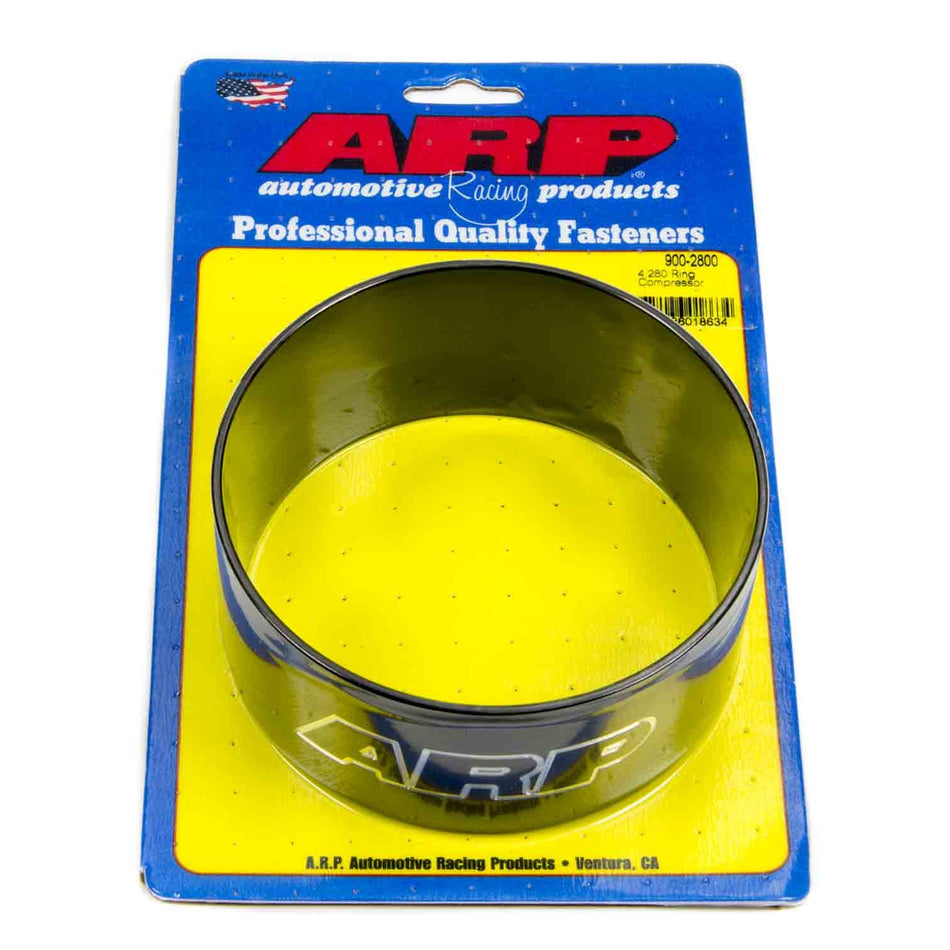 ARP 4.280" Bore Piston Ring Compressor Tapered Billet Aluminum Black Anodize - Each