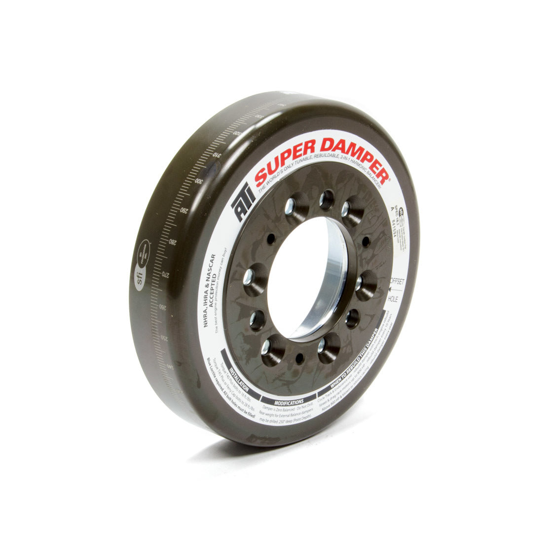 Ati Performance Shell Assy 7.074 Steel SBC 3-Ring Int. Balance