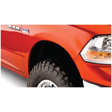 Bushwacker Extend-A-Fender Front / Rear Fender Flare - 1.75 in Wide - Black - Dodge Ram Fullsize Truck 2009-14