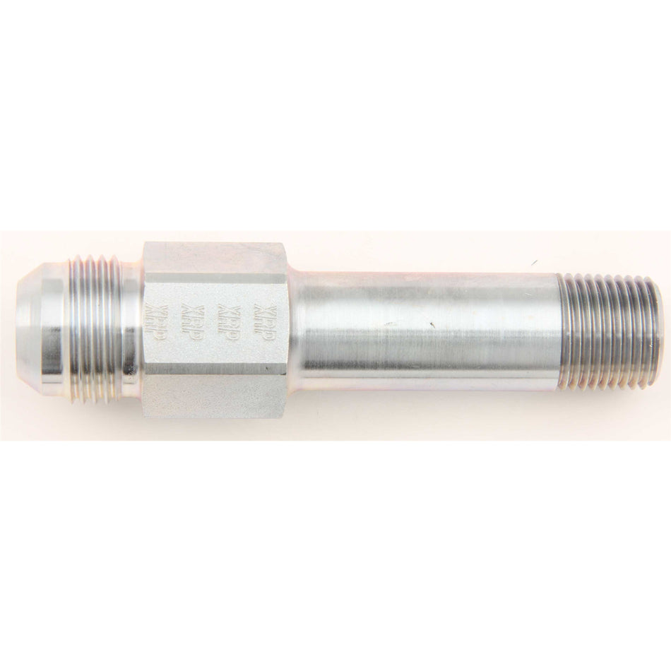 XRP Long Extended Oil Inlet - Male 1/2" NPT to -12 AN Steel