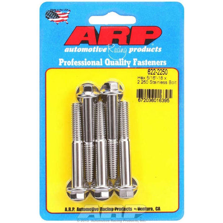 ARP Stainless Steel Bolt Kit - 6 Point (5) 5/16-18 x 2.250