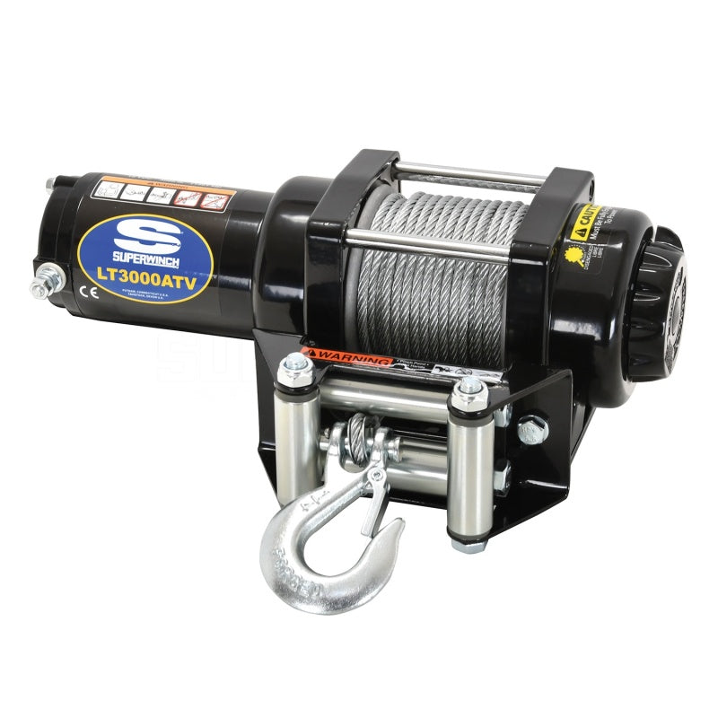 Superwinch LT3000 Winch - 3000 lb. Capacity - Roller Fairlead - 12 Ft. Remote - 3/16" x 50 Ft. Steel Rope - 12V