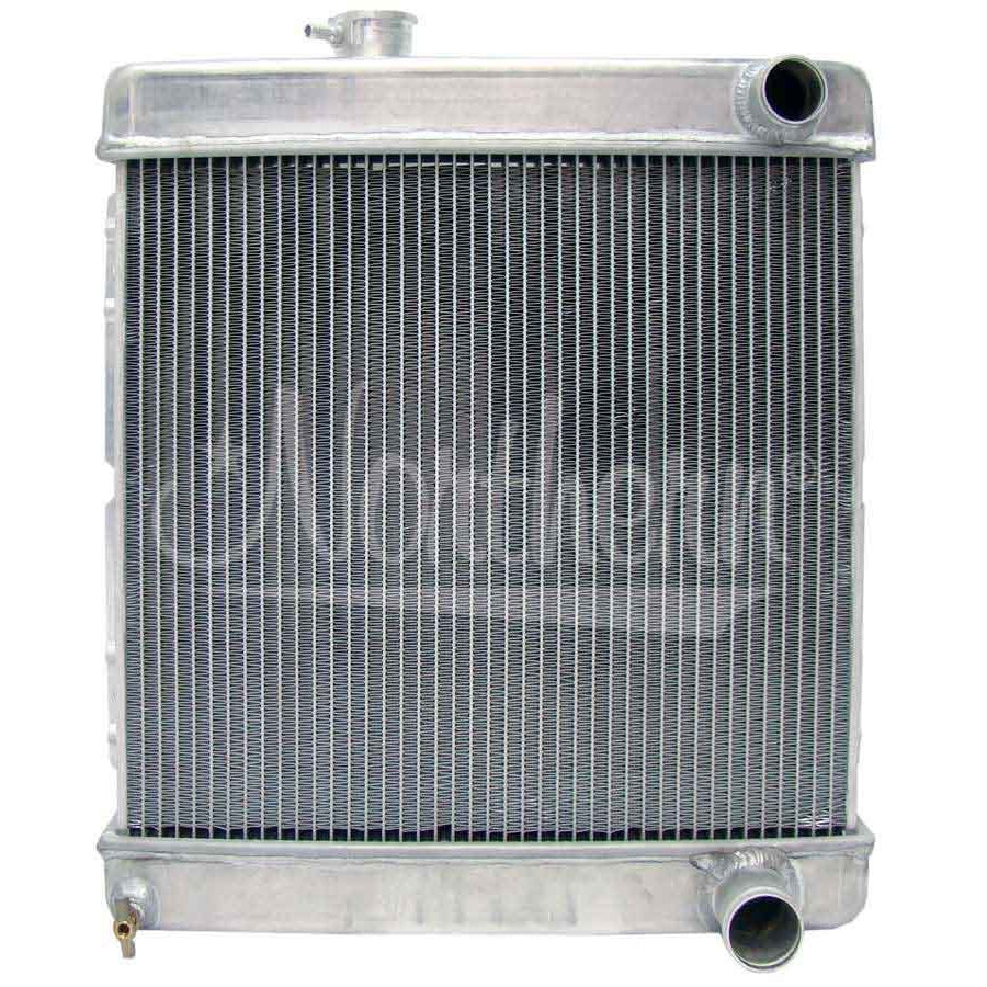 Northern Aluminum Radiator - 20.25 in W x 18.5 in H x 3.125 in D - Passenger Side Inlet - Passenger Side Outlet - Ford Mustang 1964-66