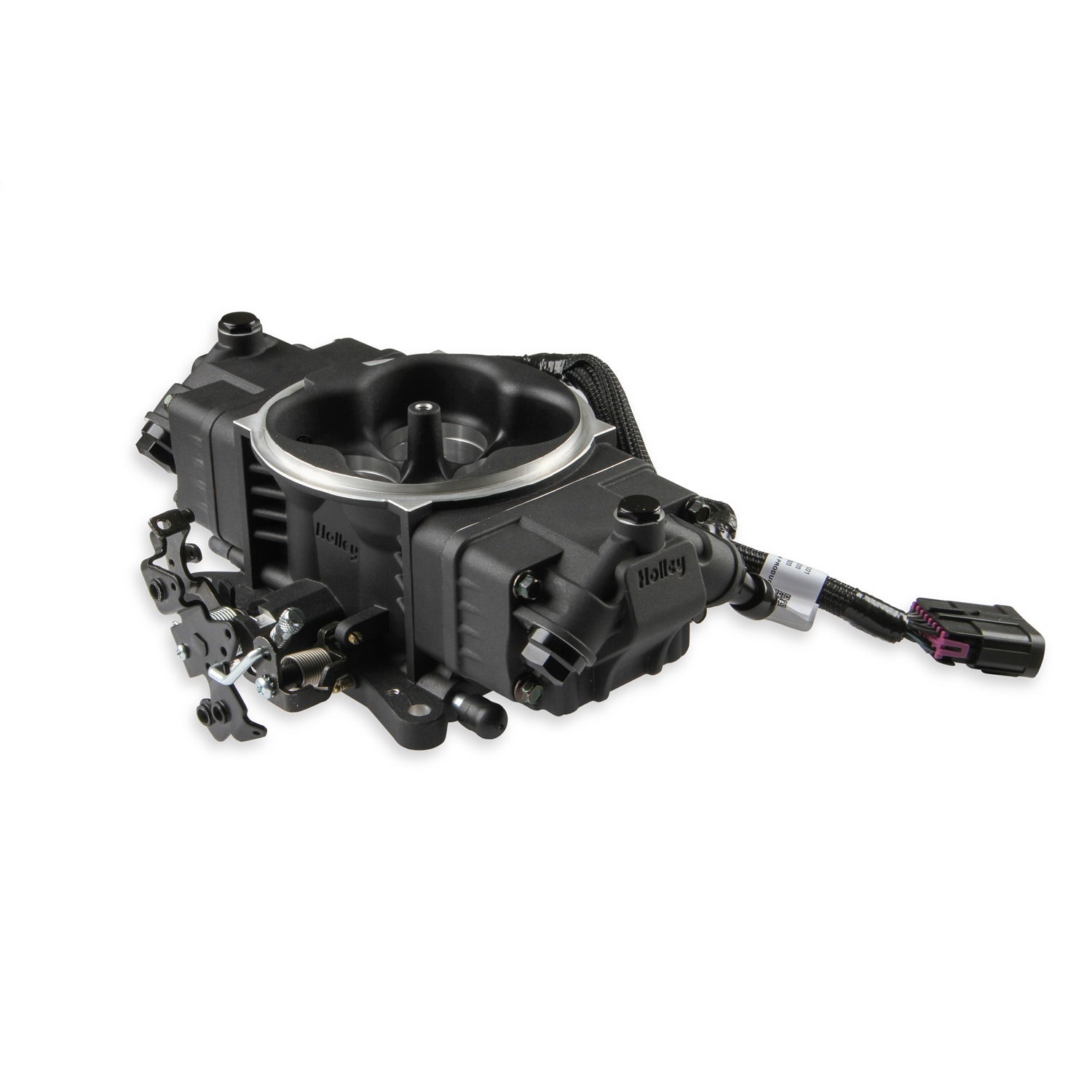 Holley EFI Terminator X Stealth Throttle Body Fuel Injection - Square Bore - Black - GM LS-Series