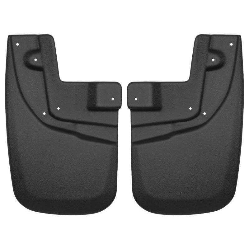 Husky Liners Front Mud Flap Plastic Black/Textured Toyota Tacoma 2005-14 - Pair