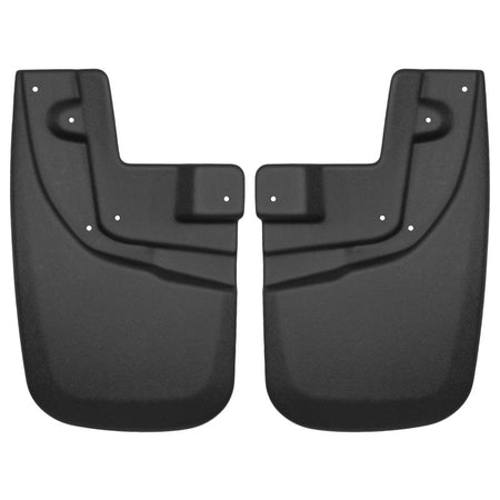 Husky Liners Front Mud Flap Plastic Black/Textured Toyota Tacoma 2005-14 - Pair