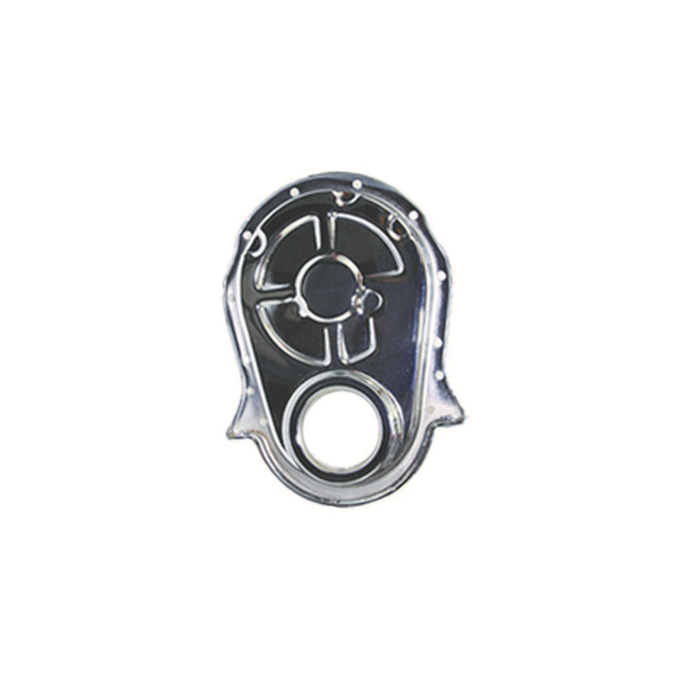 Specialty Products BBC Steel Timing Chain Cover Chrome