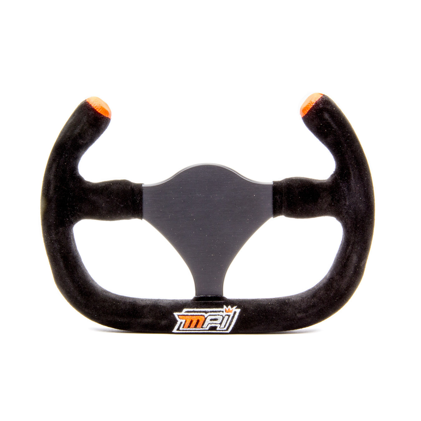 MPI 10-3/4" Alum Steering Wheel 3 Spoke Suede Grip