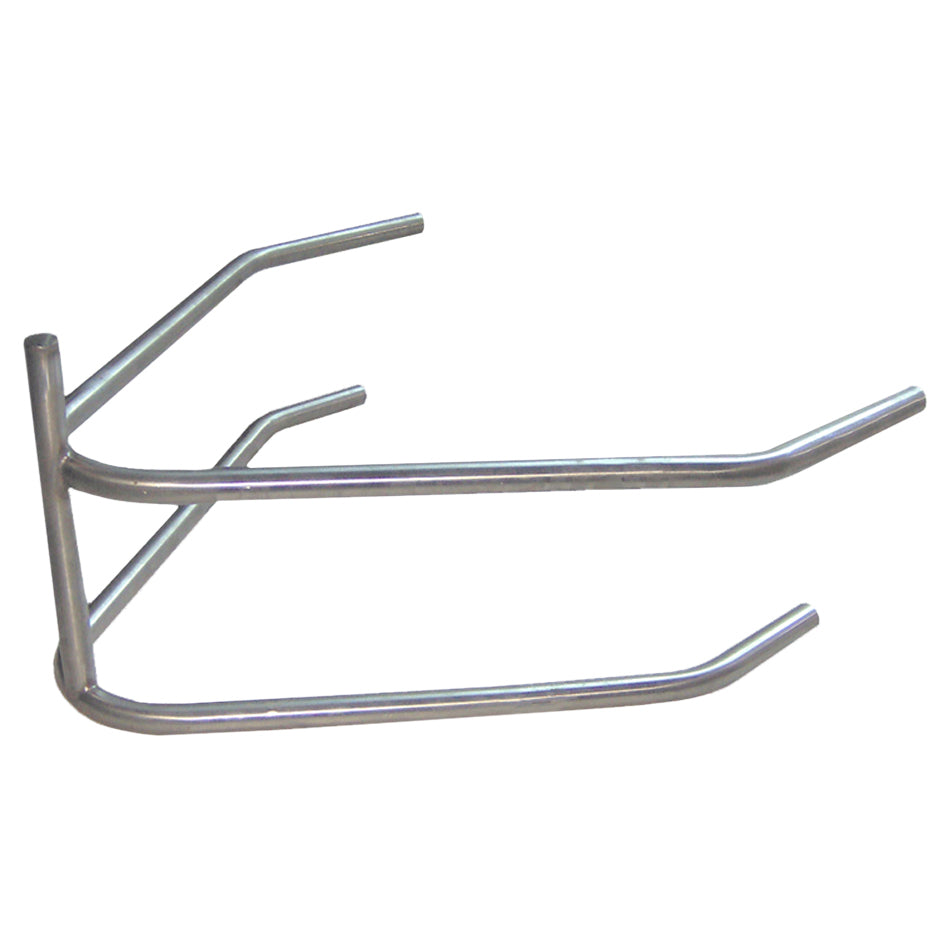 Triple X Sprint Car Rear Bumper w/ Post No Diagonal Brace - Polished Stainless Steel - Lightweight