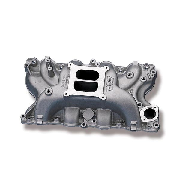 Weiand Stealth Square Bore Dual Plane Intake Manifold - Big Block Ford
