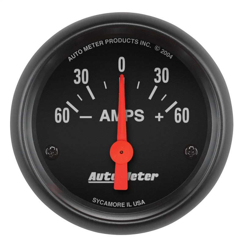 Auto Meter Z-Series Electric Ammeter Gauge - 2-1/16"