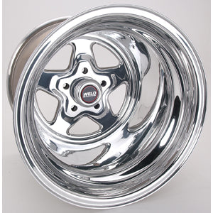 Weld Pro Star Polished Wheel - 15" x 14" - 5 x 4.5" Bolt Circle - 3.5" Back Spacing - 17.5 lbs