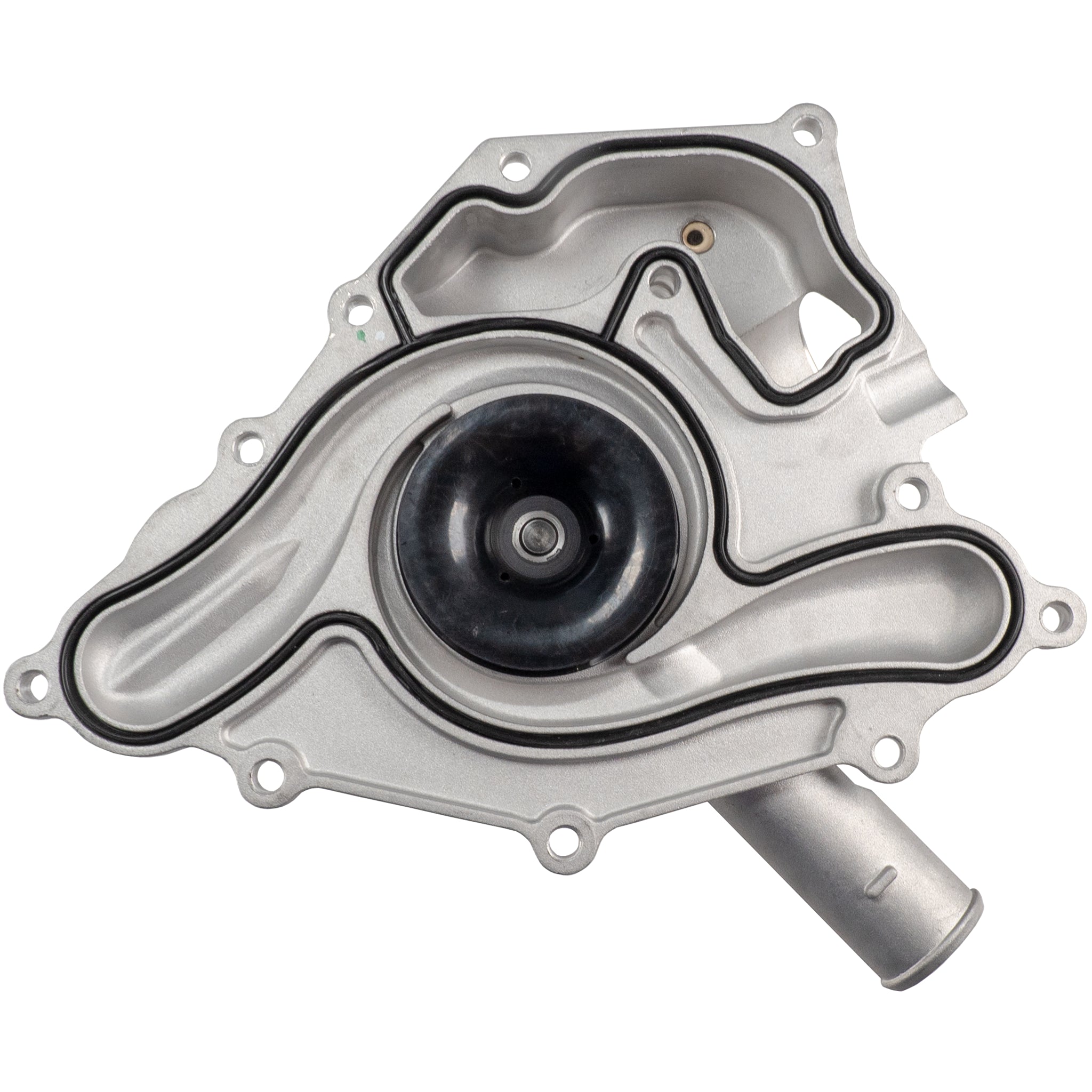 Melling Water Pump - Black Pulley - 3.56 in Hub Height - Mopar Gen III Hemi