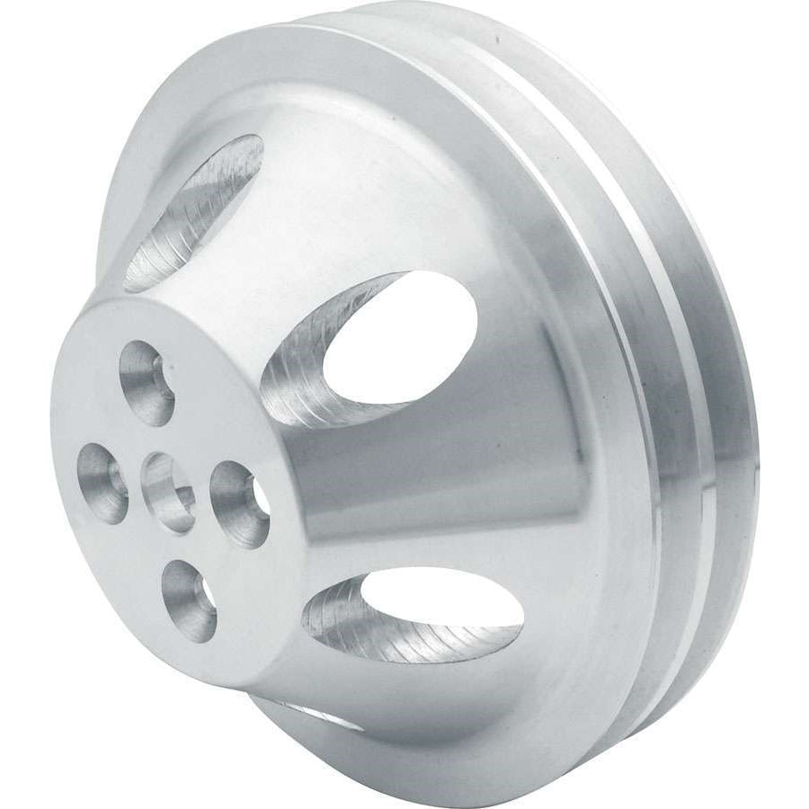 Allstar Performance SB Chevy 1:1" Water Pump Aluminum Double Groove Pulley - 6-5/8"