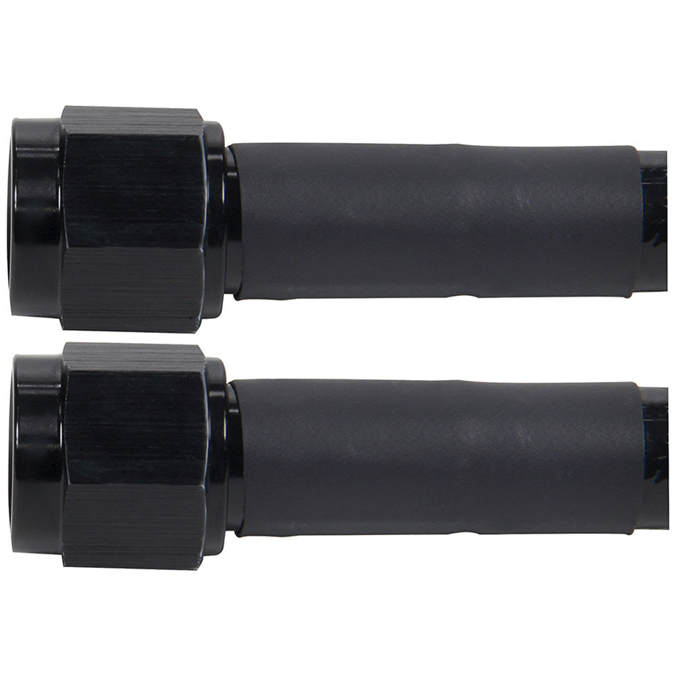 Allstar Performance Coated Braided Line - Black -36" - #6 Hose -06 AN Straight / -06 AN Straight