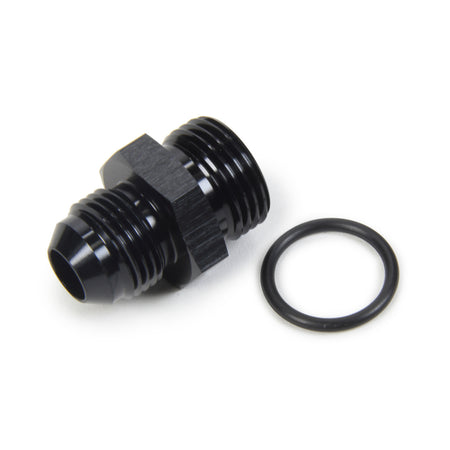 Triple X Race Co. Adapter Fitting Straight 8 AN Male to 10 AN Male O-Ring Aluminum - Black Anodize