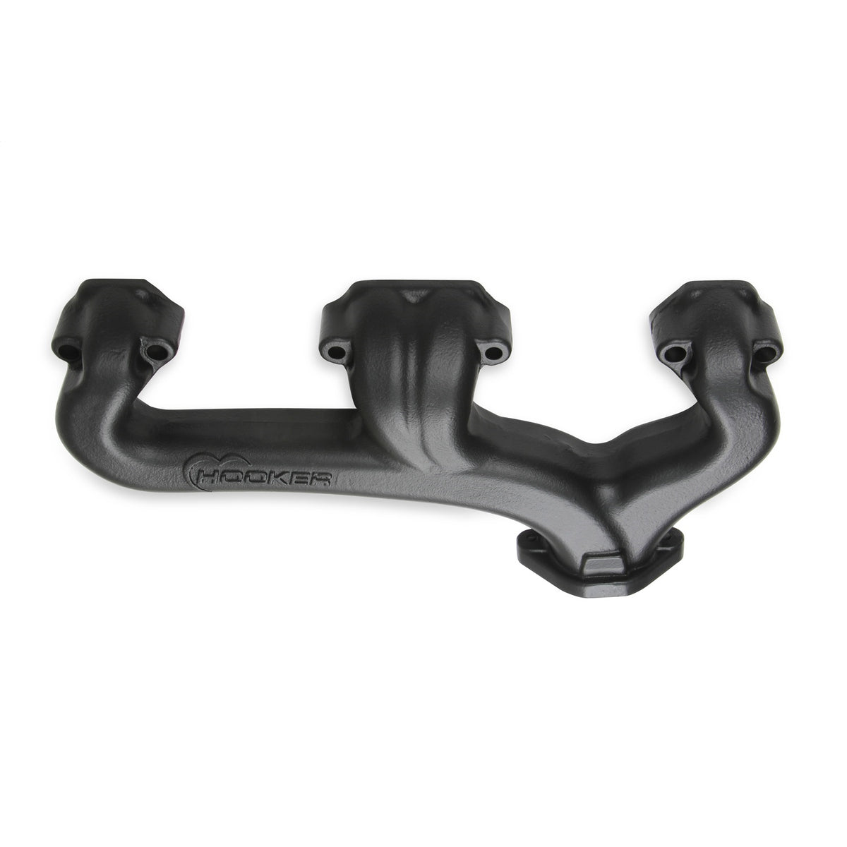 Hooker Exhaust Manifold - 2-1/2 in Outlet - Black Ceramic - Small Block Chevy (Pair)