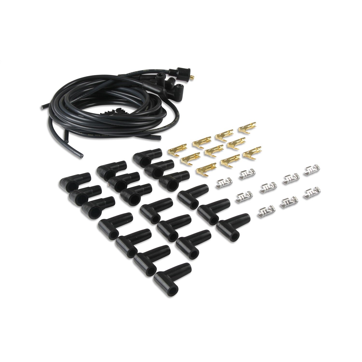 ACCEL Super Stock Spiral Core 8 mm Spark Plug Wire Set - Black