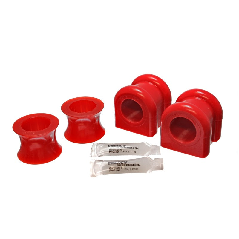 Energy Suspension Hyper-Flex Sway Bar Bushing Front 35 mm Bar Steel/Polyurethane - Zinc Oxide/Black