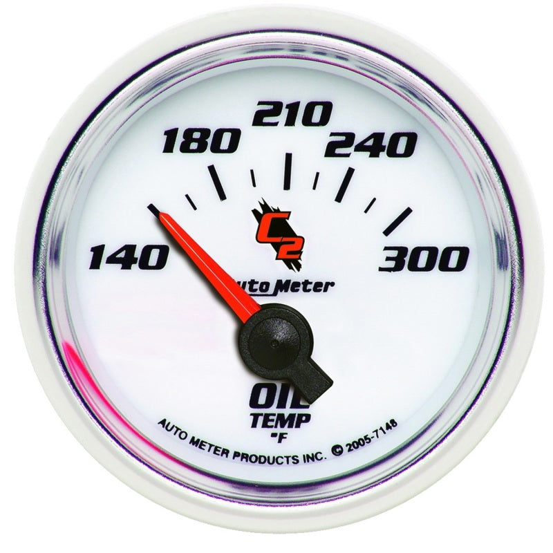 Auto Meter C2 Electric Oil Temperature Gauge - 2-1/16"