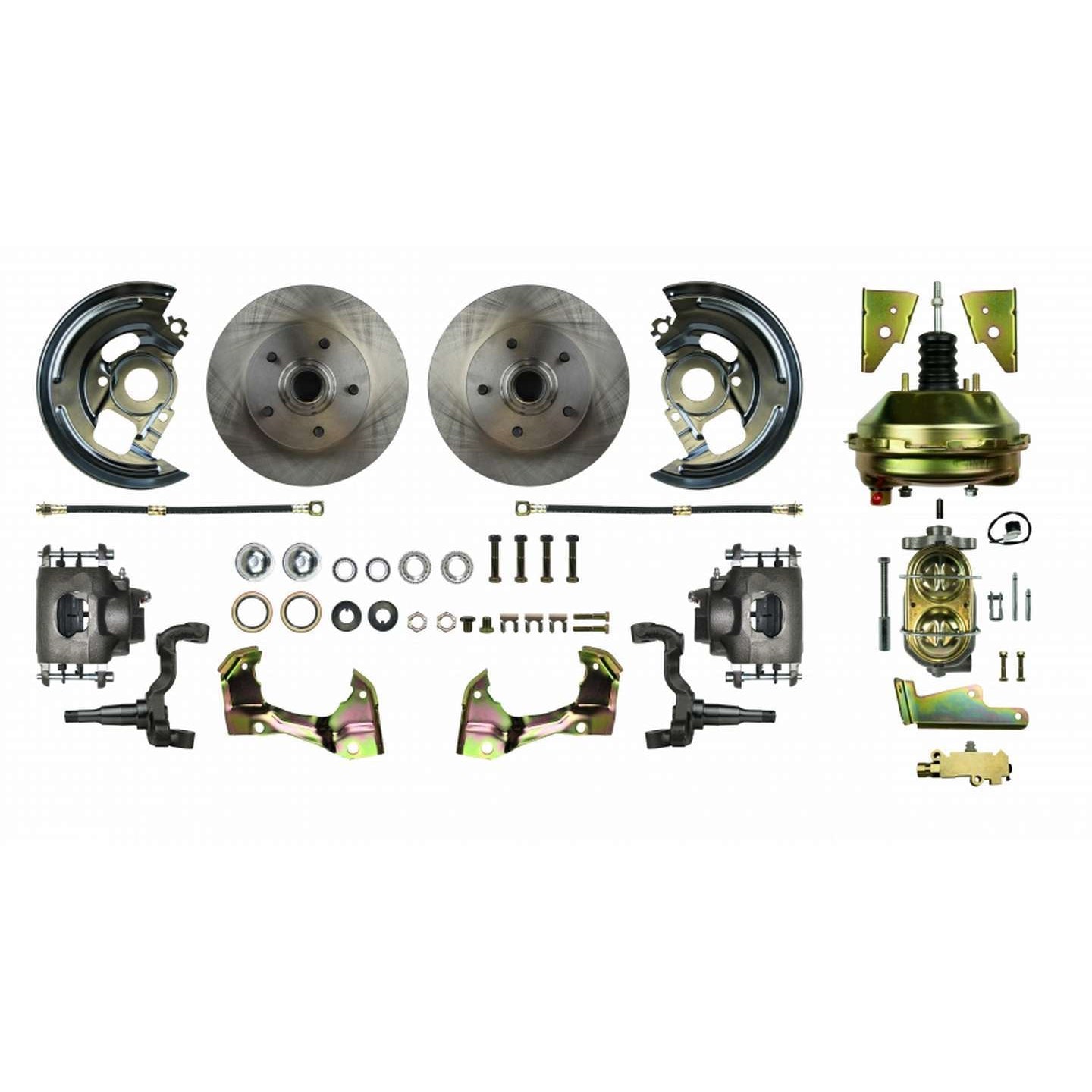 Right Stuff Detailing Power Disc Conversion Front Brake System - 1 Piston Caliper