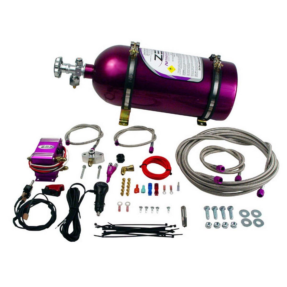 Comp Cams Wet Nitrous Oxide System 75-175 HP 10 lb Bottle Purple - Ford Mustang GT 2005-10