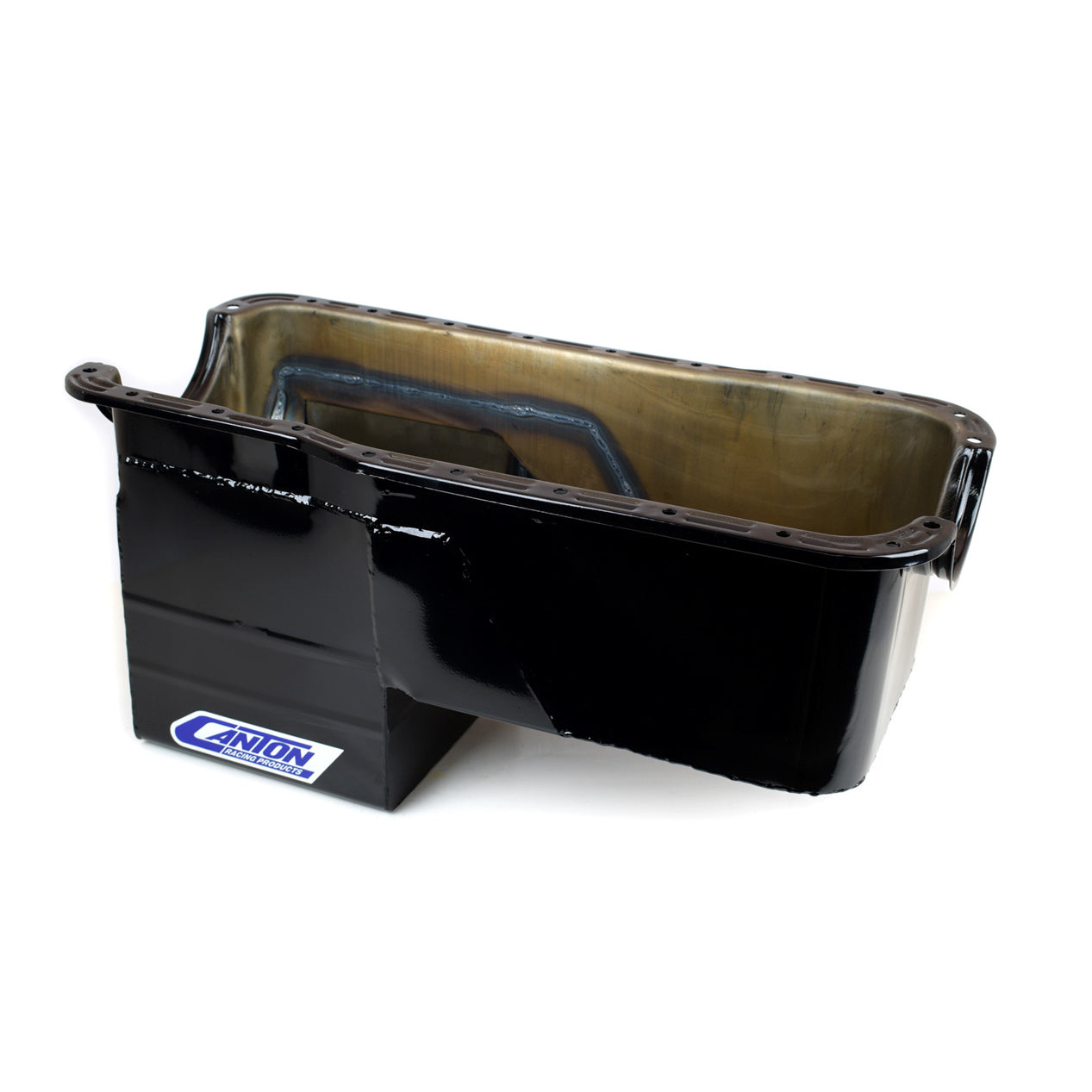 Canton Truck Rear Sump Oil Pan - 8 Quart - 10.75 in Deep - Black Powder Coat - Small Block Ford