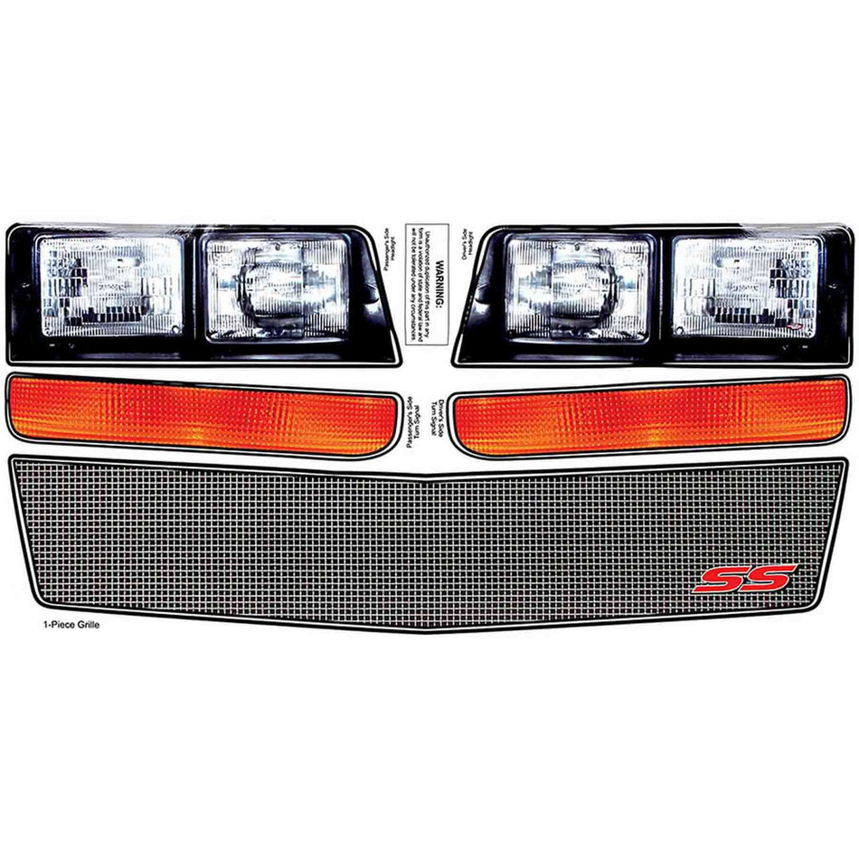 Allstar Performance MD3 Headlight Kit - Mesh