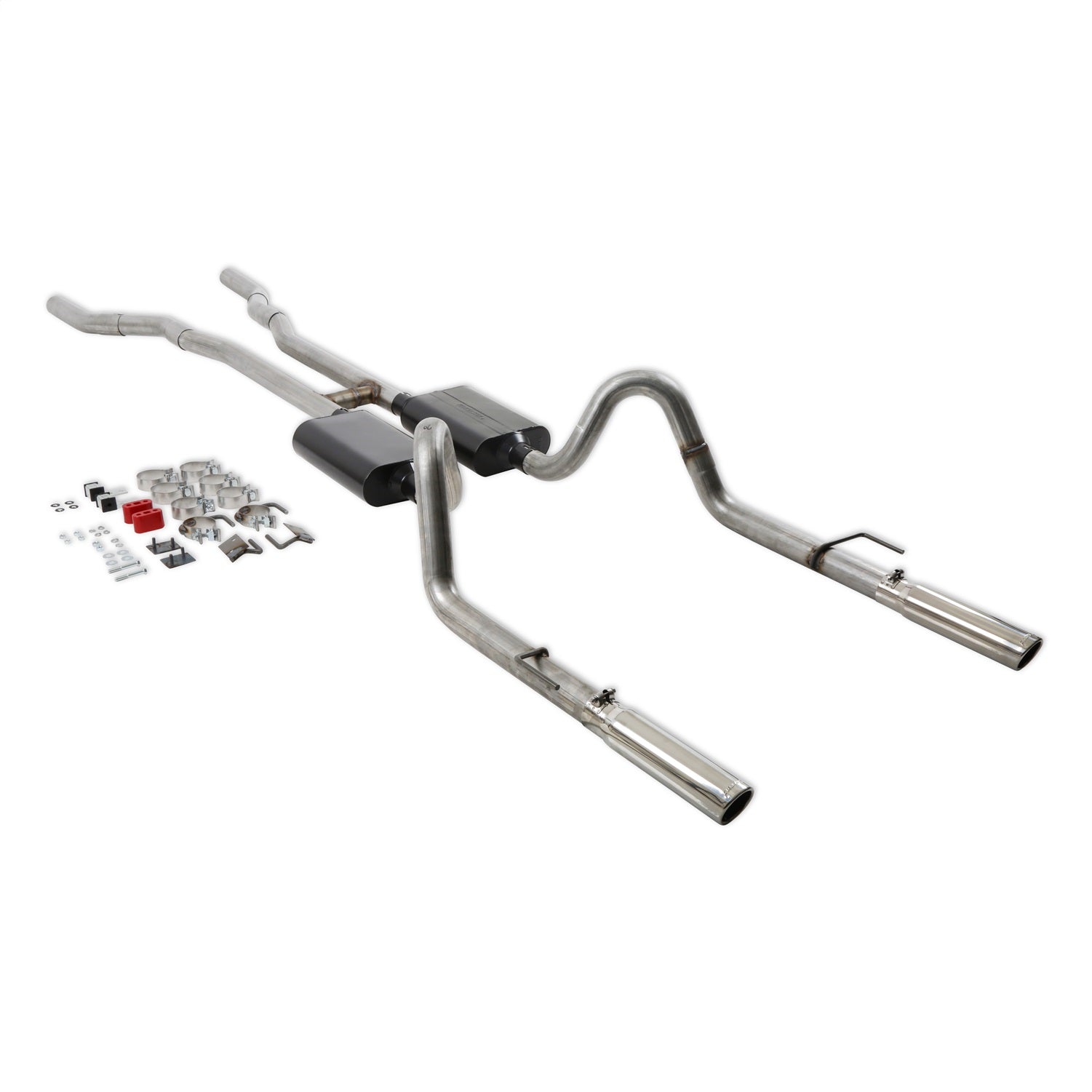 Flowmaster American Thunder Header-Back Exhaust System - 2-1/2 in Diameter