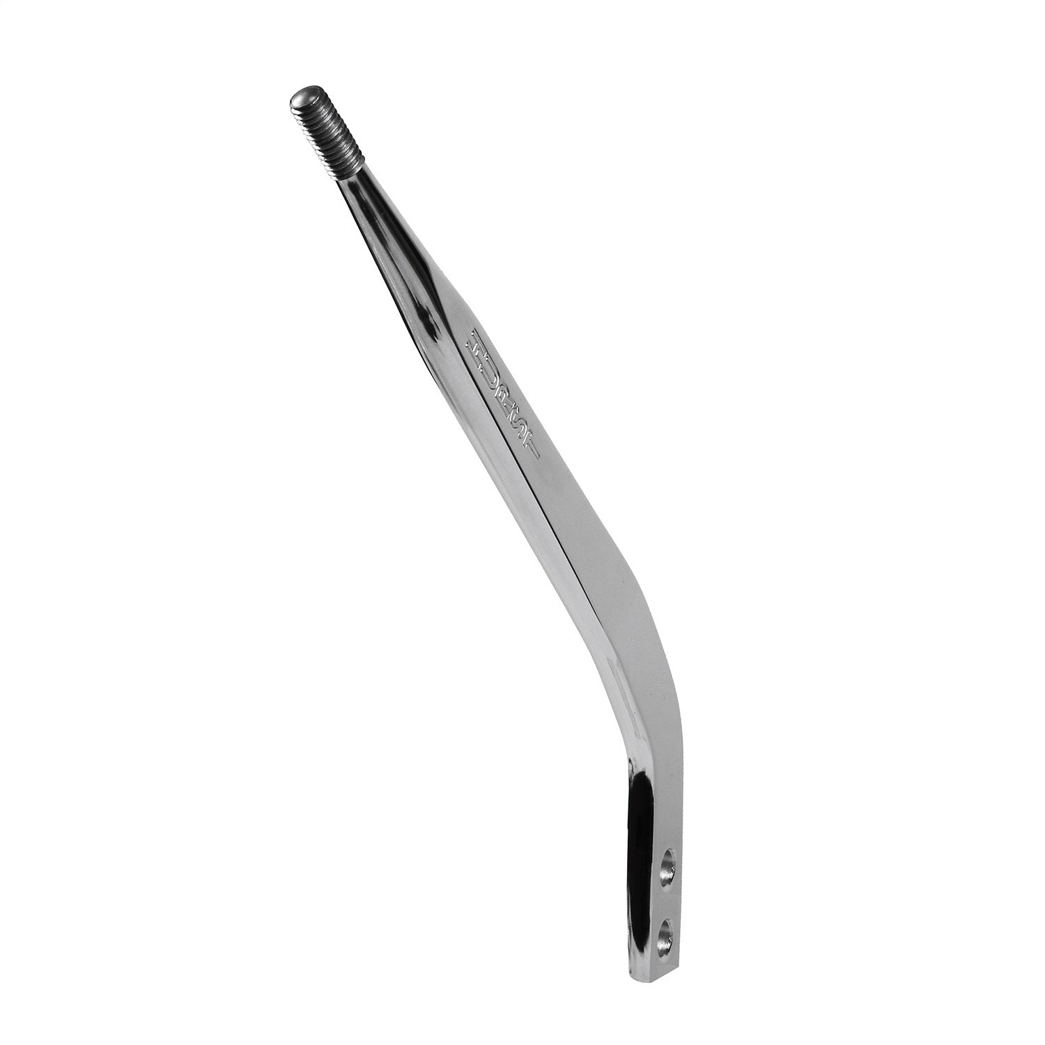 Hurst Competition Plus Single Bend Shifter Stick - 10 in - 3/8-16 in Thread - Chrome - Hurst Manual Shifters