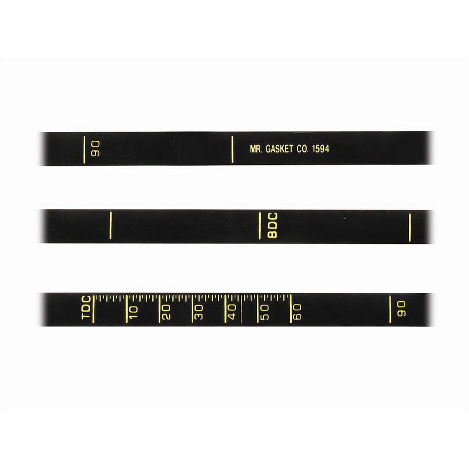 Mr. Gasket Precision Timing Tape Kit - For SB Ford 289/302/351 w/ 6-3/8" Diameter Damper