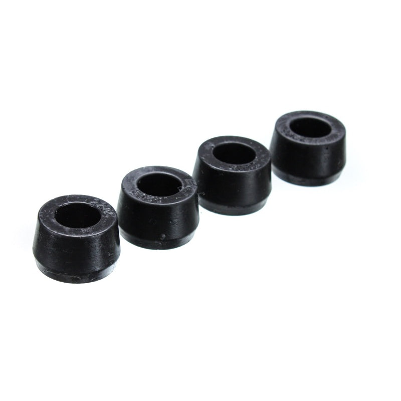 Energy Suspension Half Hourglass Shock End Bushing - 5/8 in ID - 1 To 1-1/8 in OD - 11/16 in Long - Black - Universal - Set of 4