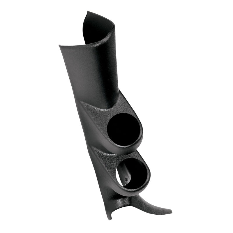 Auto Meter Pillar Gauge Pod - Two 2-1/16 in Diameter Gauges - Black - GM Fullsize Truck 1999-07
